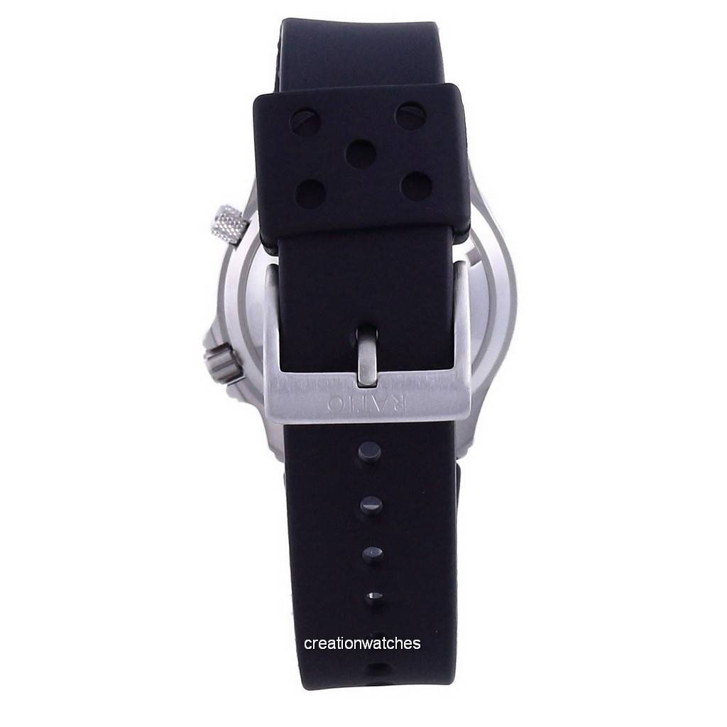 RATIO Pánské hodinky FreeDiver Helium Safe 1000M z nerezové oceli 1066KE20-33VA-BLK