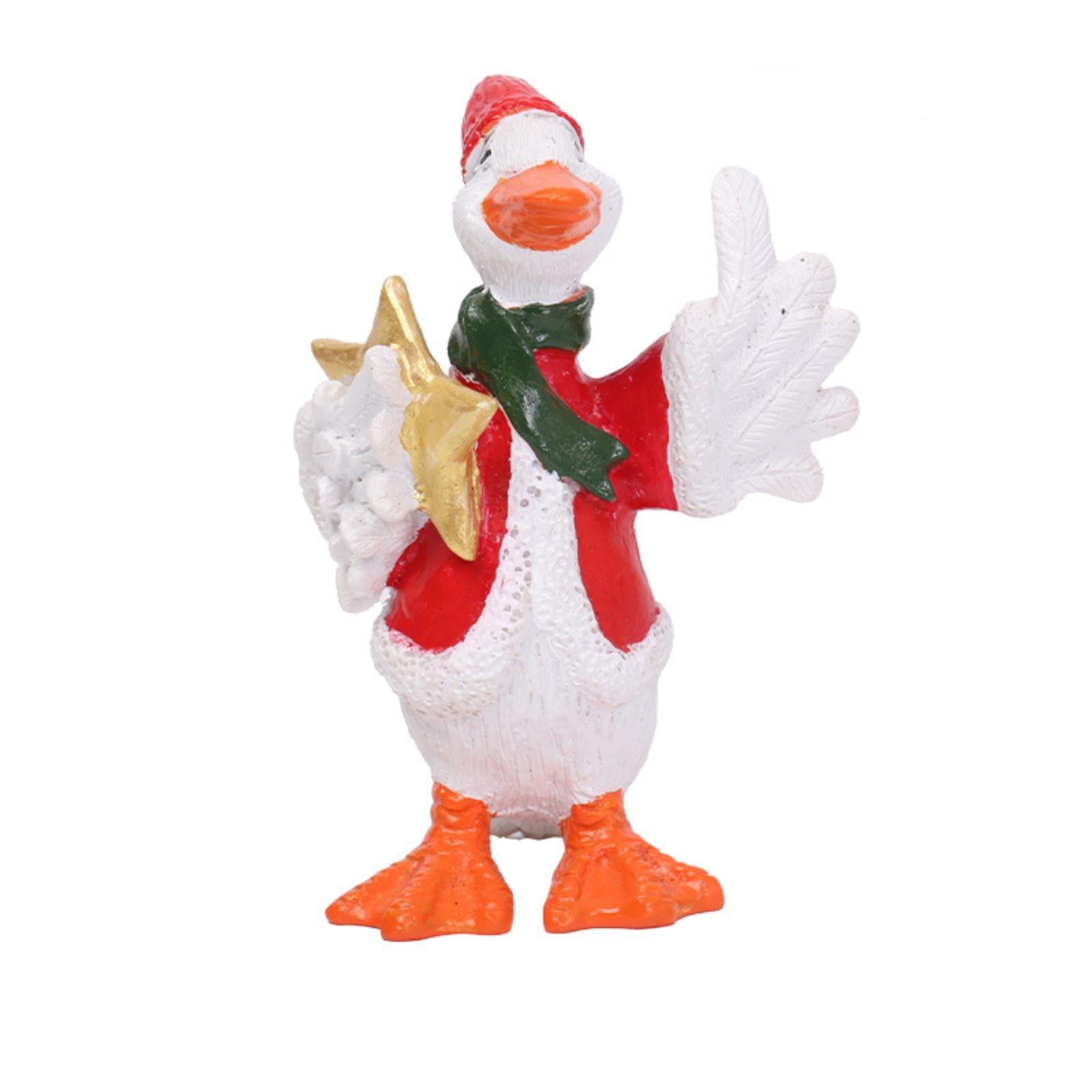 

Рождественские украшения Расписной лебедь Рождественские украшения из смолы Настольные вечеринки Рождественские подарки One Size