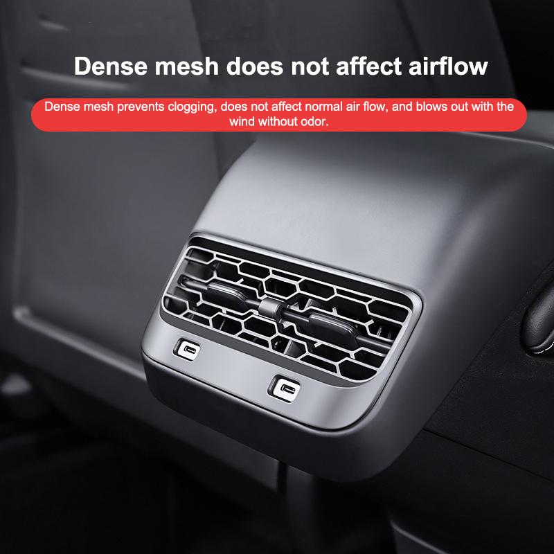 Rear Air Vent Cover For Model 3 Y Juniper Highland Back Seat Accessories Conditioner Outlet Filter Grille Protector