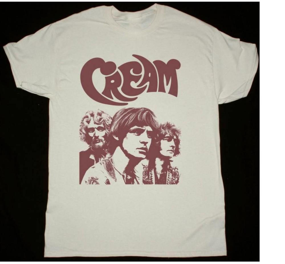 

cream band T-Shirt 100% Cotton Tee Best Gift All Size S-5XL 3XL