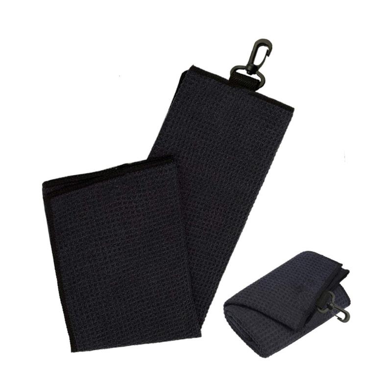 Golf Towel Microfibers Fabric Golf Towel Cleanings Wipe Cloth with Buckle Hook