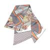 HERMES Carre90 equestrian harness scarf silk gray Women Used