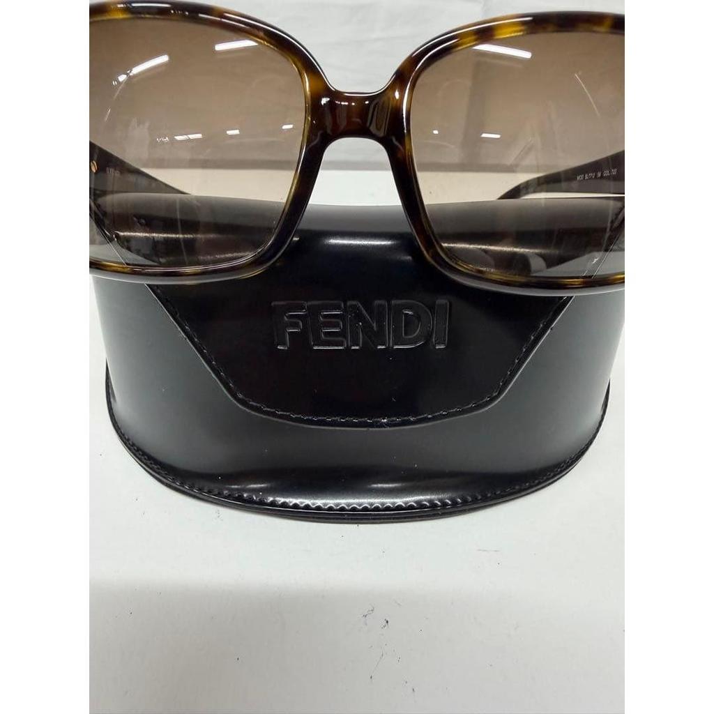 Used FENDI square sunglasses with case