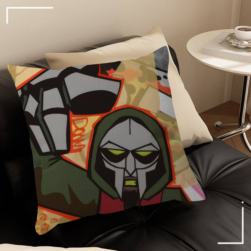 Rapper M-MF Cool D-Doom Madlib Pillow Cushion Cover Pillowcase Living Room Sofa Home Decor Customized