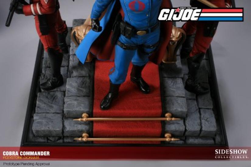 Joe Diorama Cobra Commander G.I. Statue