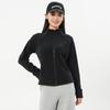 Women's Stand-up Collar Jacket with Thickened O-grain Fleece Fabric High-end Fleece Hooded Sweatshirt for Women