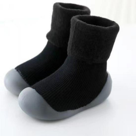 Thickened Winter Fleece Baby Walking Shoes: Non-Slip Soft Sole for Boys & Girls