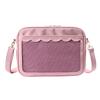 Bag female transparent pain bag Japanese girl jk handbag student contrasting color one shoulder messenger bag fresh girl style