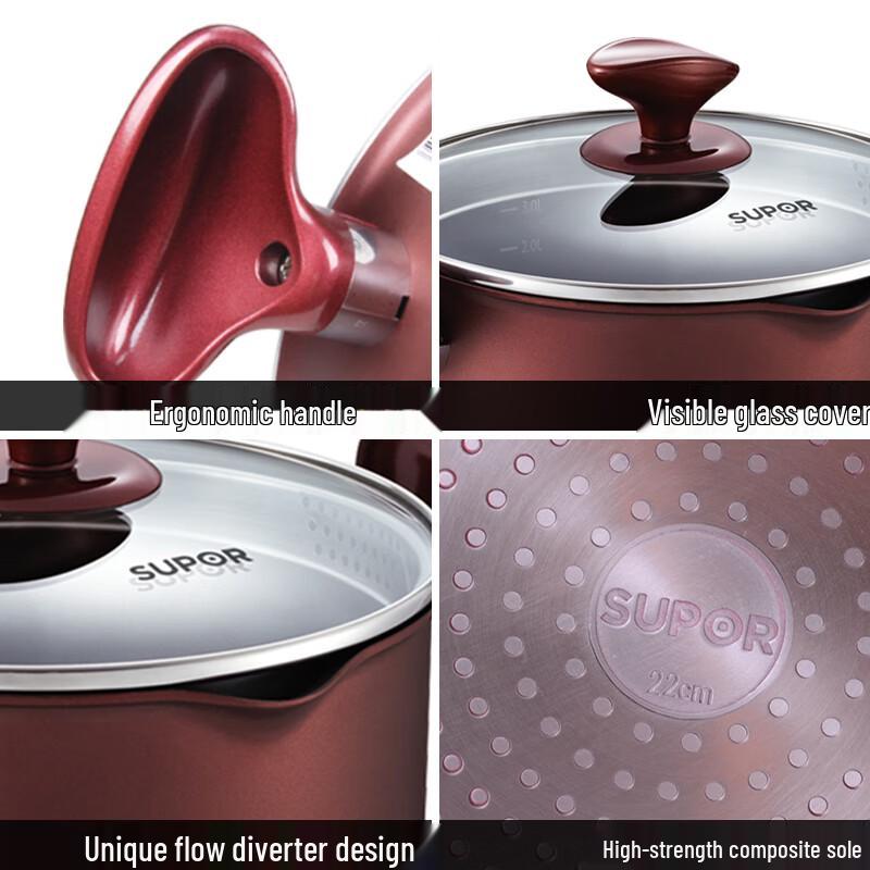 Supor Non-Stick Aluminum Soup Pot