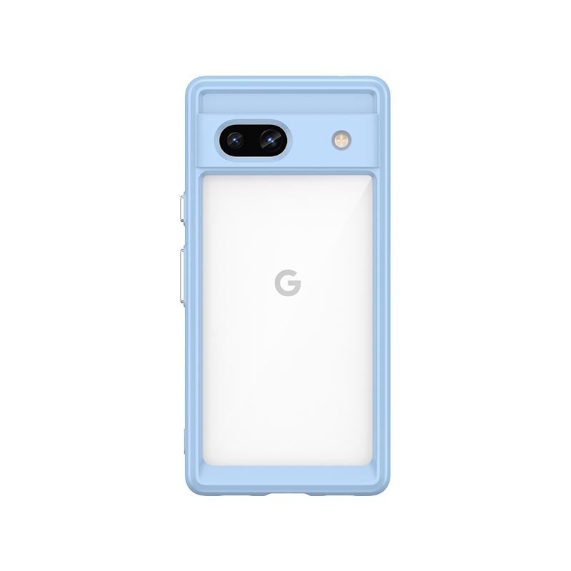 Für Hülle Google Pixel 7A Hülle Pixel 7A Capas Bumper Stoßfest Rückseite Klar Transparent Mehrfarbig Fundas Google Pixel 7 Pro 7A