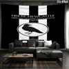 Collingwood Football Club Wandteppich Ästhetisches Wandbehang Gedruckter Stoffdecke Dekorative Wandteppiche für Schlafzimmer Wohnzimmer Heimdekoration