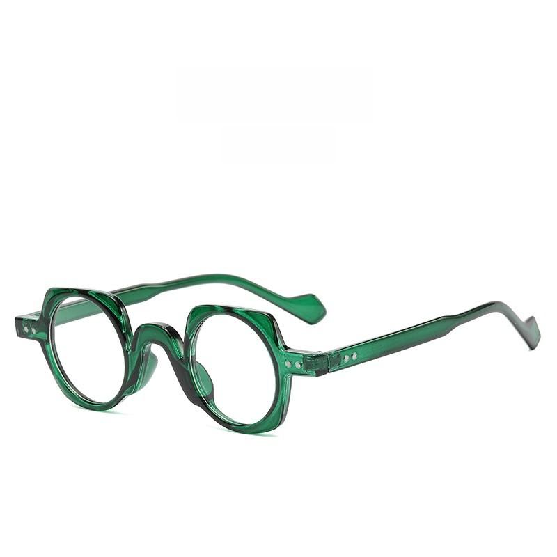 Geometric Pc Optical Glasses With Blue Light Blocking For Stylish Office Wear