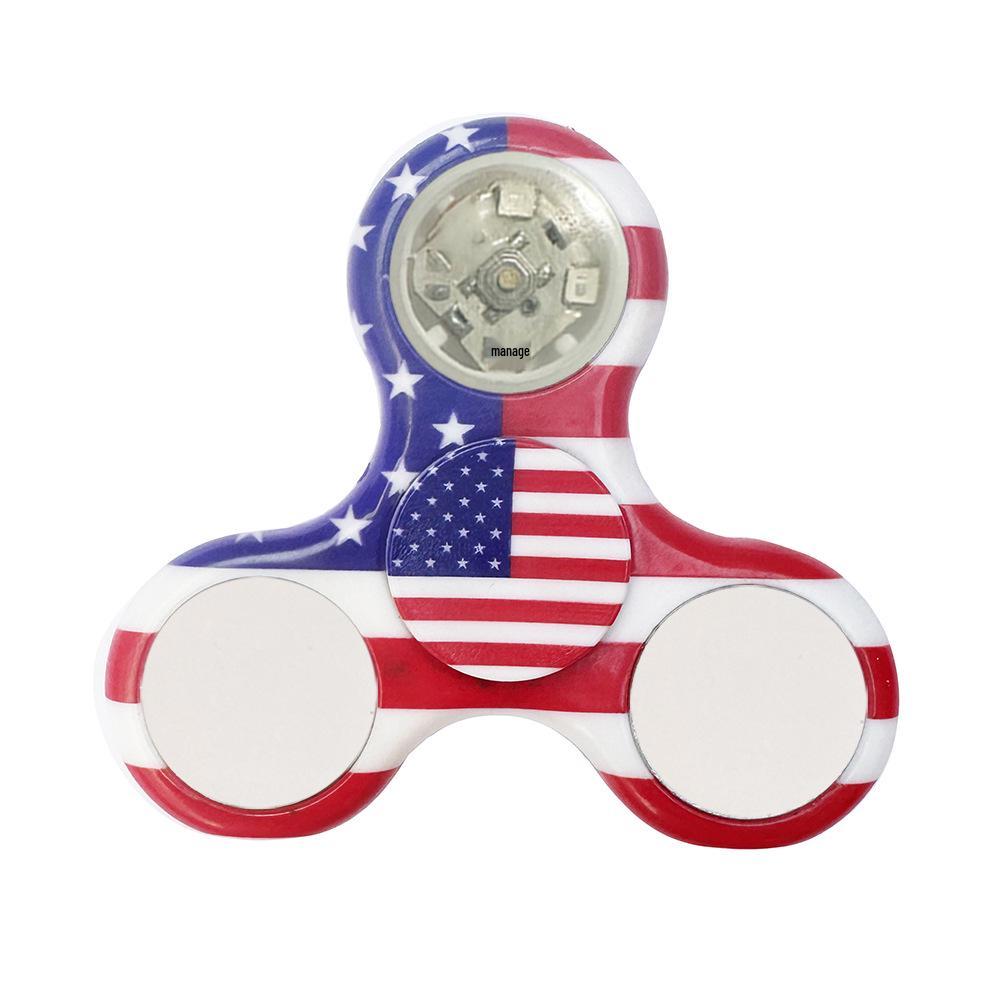 Luminous Spiral Fingertip Gyroscope with Rainbow Lights - Dazzling Spin Toy