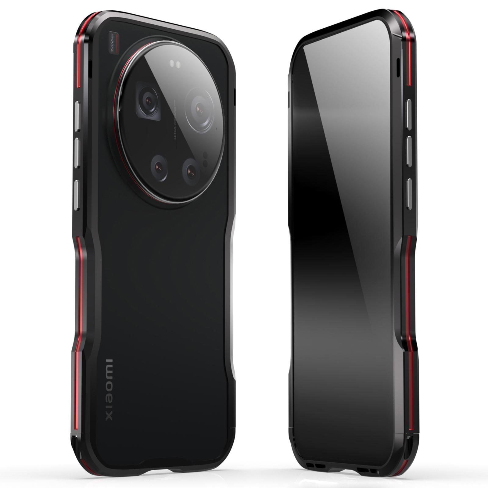 

LUPHIE Для Xiaomi 17 Ultra 5G Чехол Металлическая Рамка-Бампер Ударопрочный Чехол для Телефона