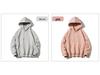 Men's Trendy Solid Color Hoodie - Spring & Autumn 2021, Loose Fit, Plus Size, Hong Kong Style Sweatshirt