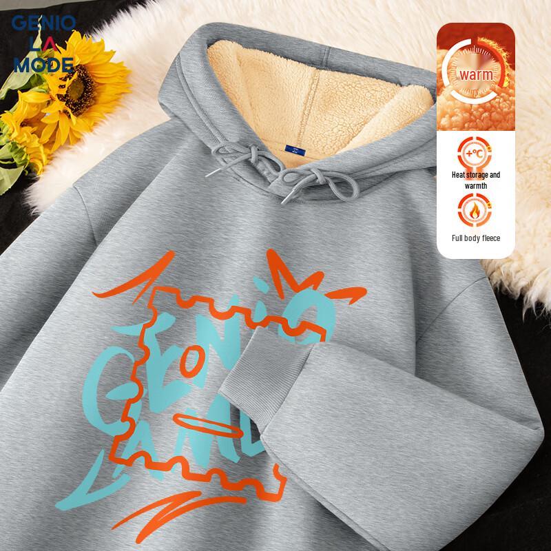 

GENIOLAMODE Men s Heavyweight Fleece Lined Hoodie