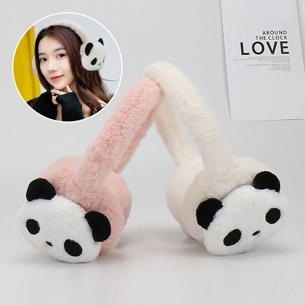 Fluffy Earflaps Warm Ear Warmer Winter Plush Earmuffs  for Men Women