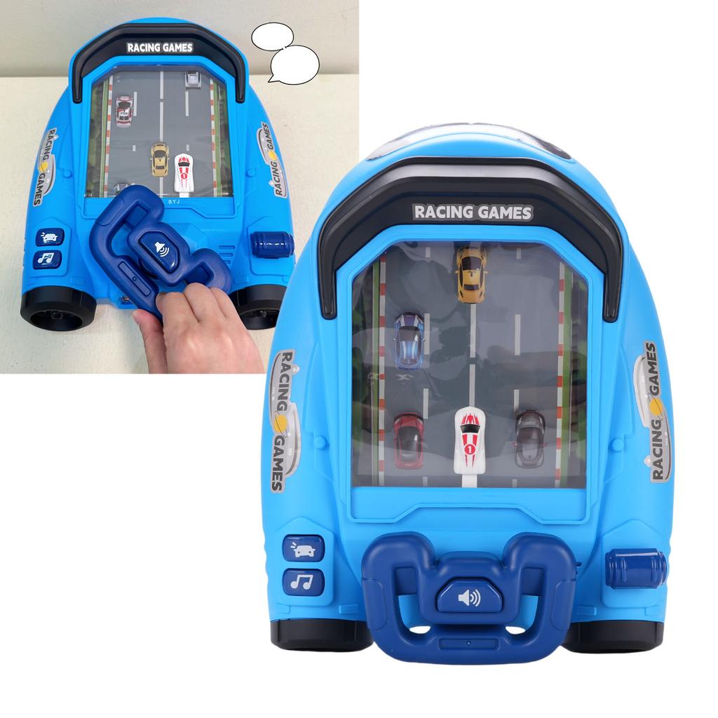Steering Wheel Racing Car Toy Parent and Child Interactive Racing Game Console for Children