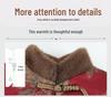 Grandma Winter Cotton Jacket: Stylish Women's Chinese-Style Velvet-Enhanced Coat for Elderly Moms