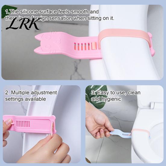 Public Restroom Tool Toilet Lid Lifter Handle, Durable Silicone Seat Lifte, Adjustable Universal Fit Easy to Install Lifter, for Sanitary Bathroom