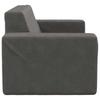 Kids  Sofa 2 Seater Anthracite Soft Plush