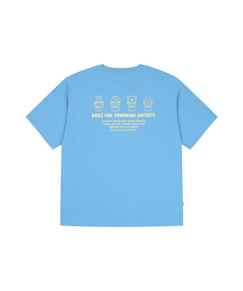 Beokis Bckt Friends In Bucket T-Shirt [Sky Blue]