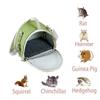 Adjustable Shoulder Strap Portable Small Animal Carriers Breathable Pet Carrying Pouch  Guinea Pig