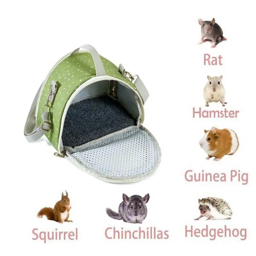 Atmungsaktive Tragbare Kleintierträger Bequemer Hamsterrucksack Haustiertragebeutel Hamster