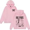Arcangel La 8va Maravilla Album Tour Print Hoodie neutral Oversized Pullover Long Sleeves Loose Casual Fashion Sweatshirt