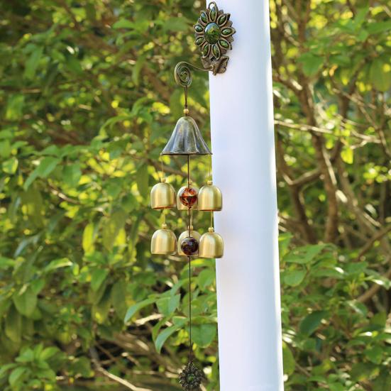 

Шикарный windbell красиво wind chime bell с декором из горного хрусталя