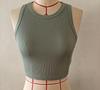 European & American Women's Spring/Summer Ribbed Sleeveless T-shirt Vest