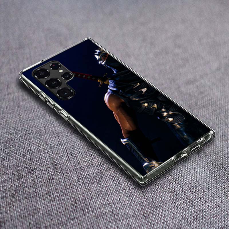 N-Ninja Gaiden NG4 Phone Case For Samsung Galaxy S24 S23 S21 S20 FE S22 S26 Ultra S25 Edge S10 Plus Cover Clear TPU Capa Shell C