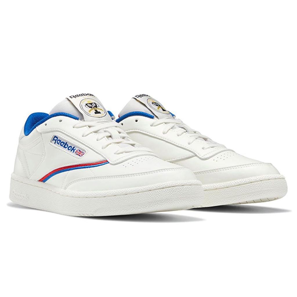 Reebok Кроссовки унисекс Club C 85 Chalk Vector Blue Red FX3362 1