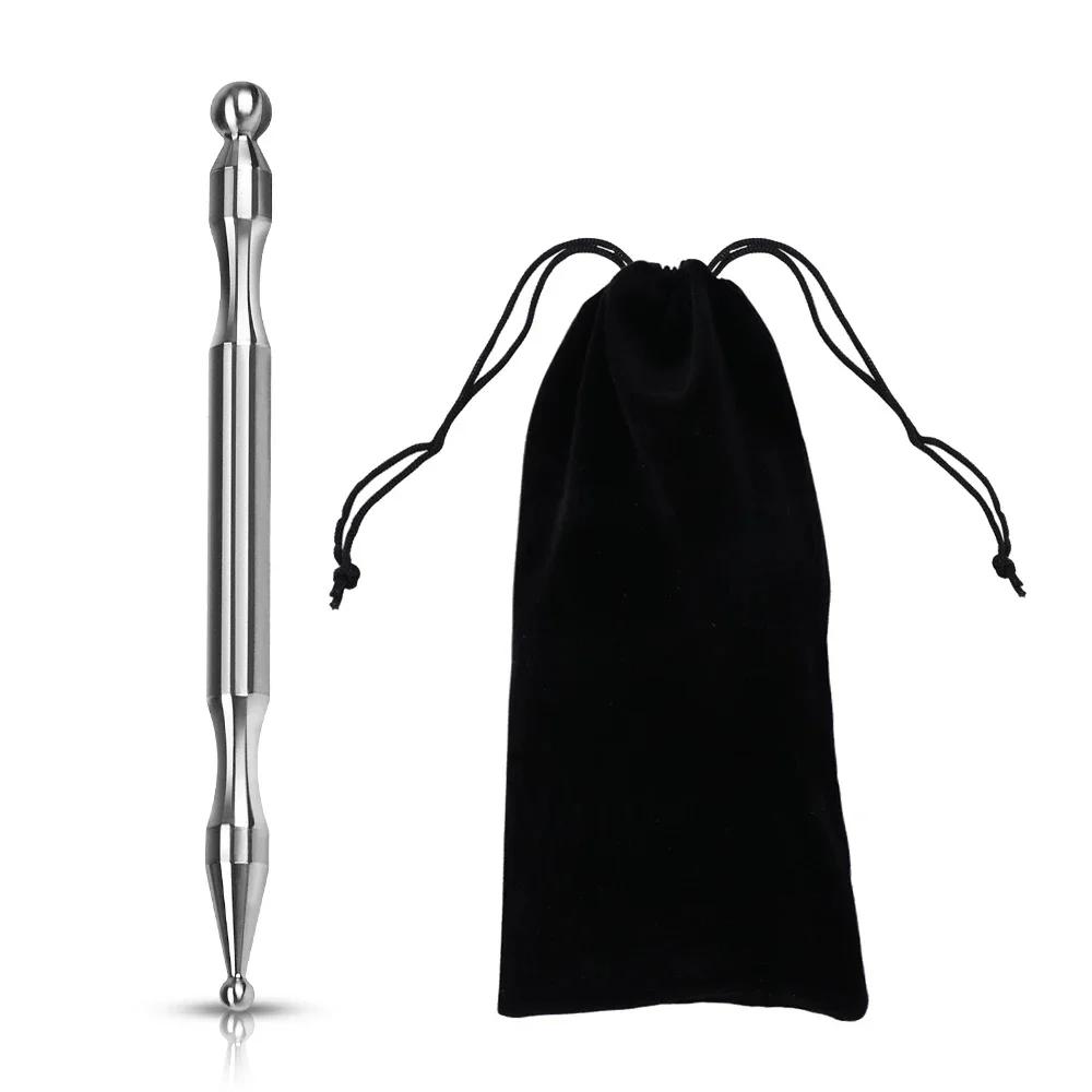 Stainless Steel Acupressure Pen for Full-Body Deep Tissue Merdian Pain Relief & Facial Massage Acupressure Tool TMJ Relief Pen