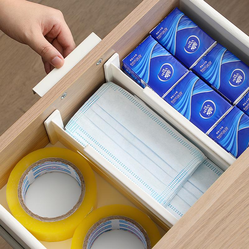 Divisor de Cajón Universal Retráctil para Ropa y Organización de Armarios