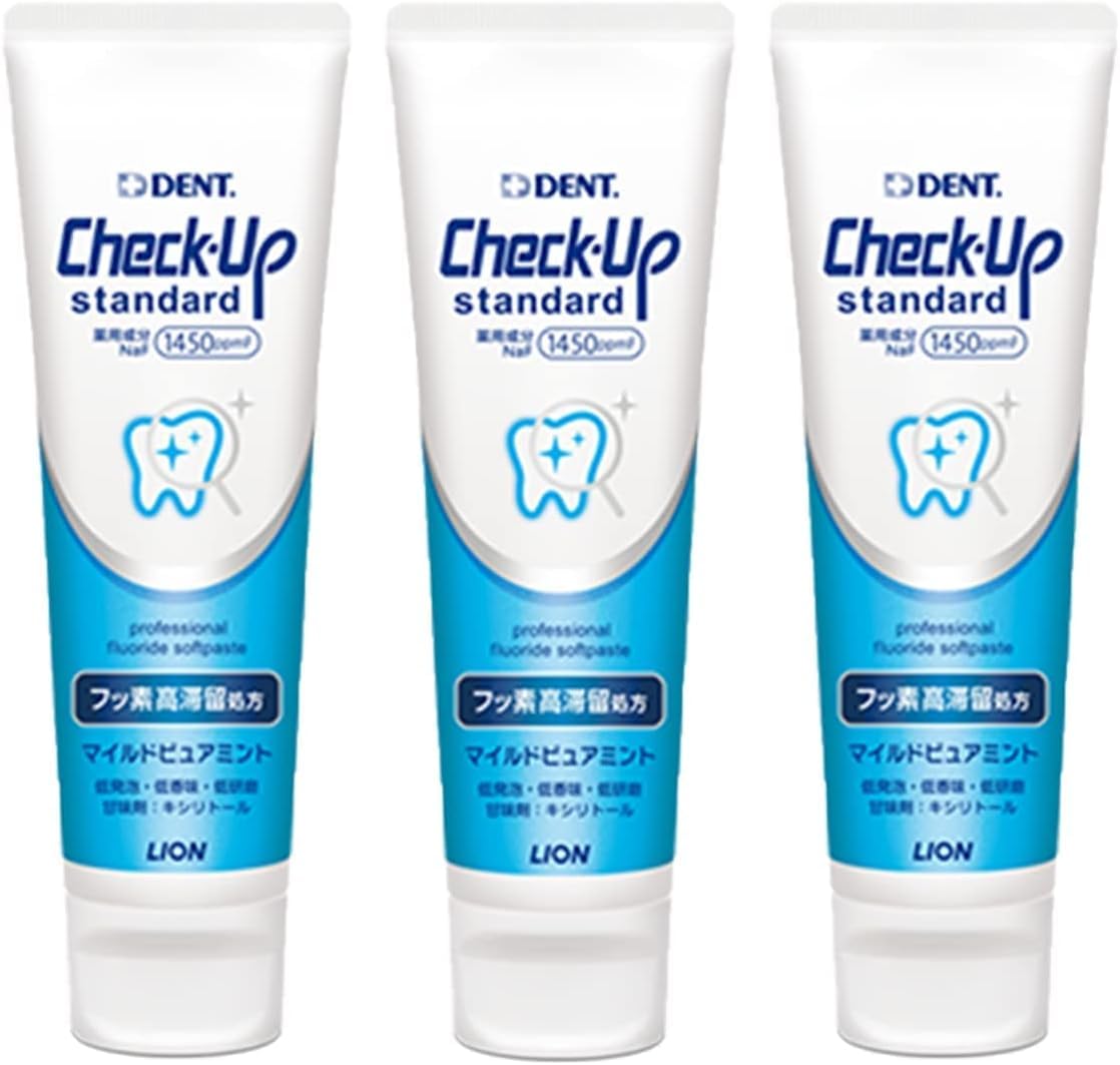 

DENT Check-Up Standard 135g x 3 bottles with original pocket tissue