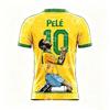 2026 Pelé Brasilien Team Fußballtrikot Spiel- & Trainingsset Sommer Sport T-Shirt Kinderkleidung Tee Y2k