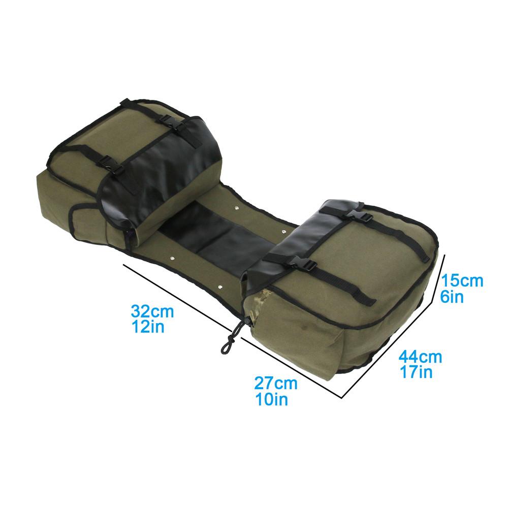 Canvas Leather Rear Saddlebag Motorcycle Tail Side Luggage Tool Storage Bags For Suzuki Boulevard M109R VZR 1800 M90 M50 C90 C50
