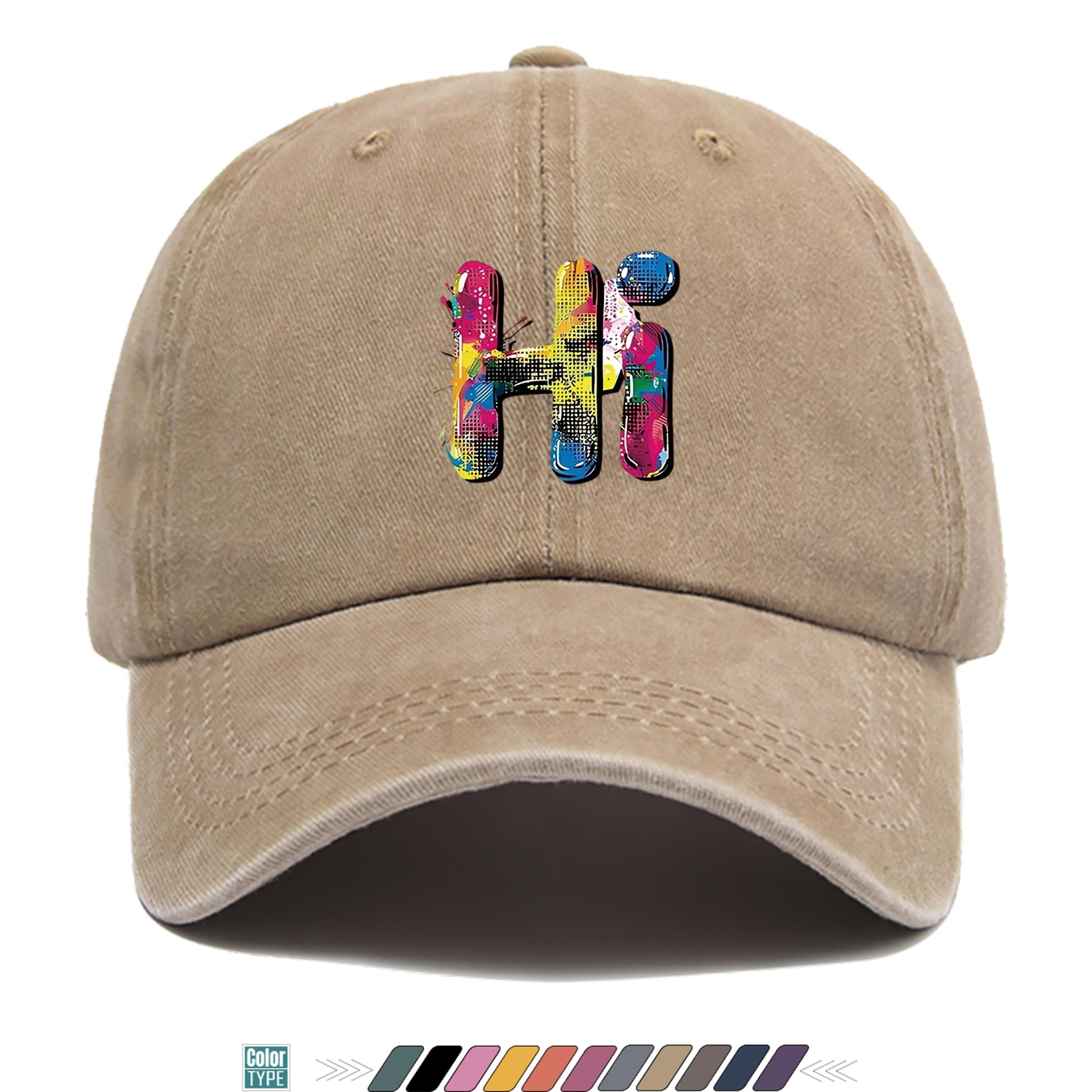 Outdoor Sports Graffiti Letter Pattern Print Baseball Cap Breathable Adjustable Duckbill Cap AllSeason Multifunctional Outdo 1pc