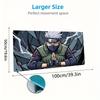 Kakashi Hatake Print  Cushion Non-slip Laptop Tablet Big Mousepad XXL Mat Mini PC Playmat With Lock edge