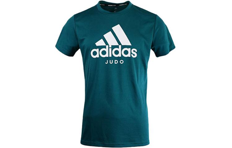 Футболка Adidas Унисекс Зеленая Белая ADICTJ-GRW M