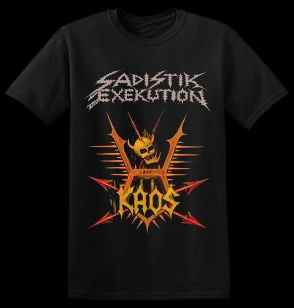 Sadistik Exekution Rock Band Black Heavy Cotton T-shirt Unisex T-Shirt M