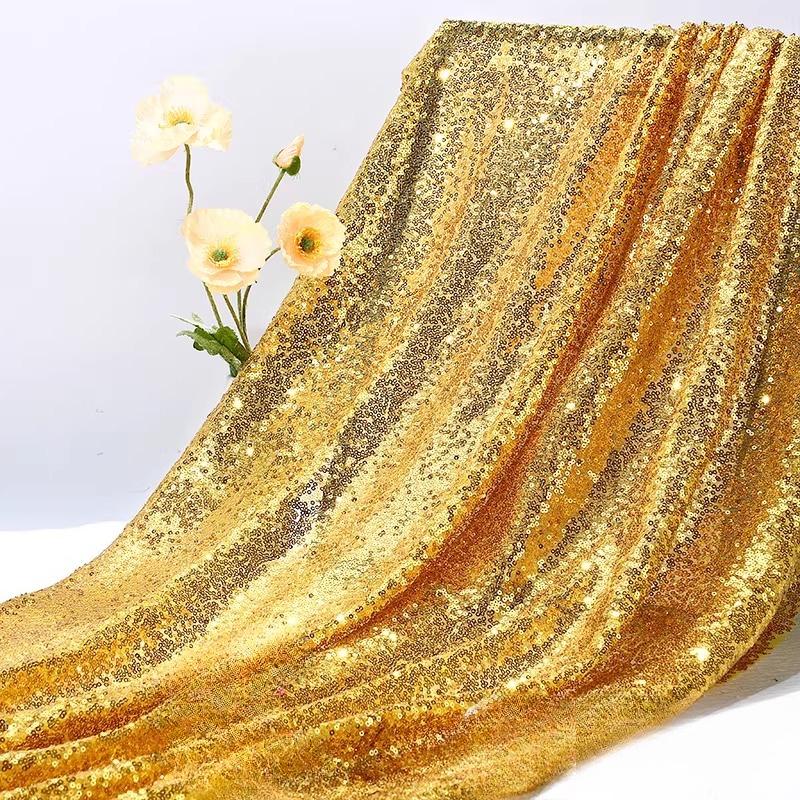 Tkaniny cekinowe i zagęszczone tkaniny siatkowe 100x150cm są używane do odzieży bankietowej, dekoracji scenicznych i tkanin DIY do sesji zdjęciowych