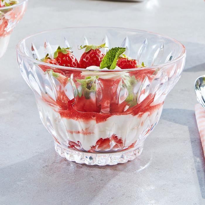 Coupe à dessert Maeva Vintage Arcoroc - Coupe à glace / dessert - Transparent - Compatible lave-vaisselle