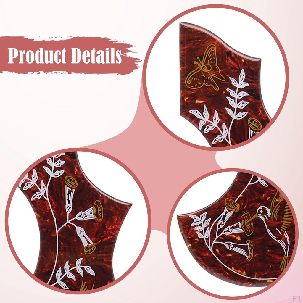 Acoustic Guitar Pickguard Thickened Practical Instrument Accessory Anti Scratch Spare Part Self