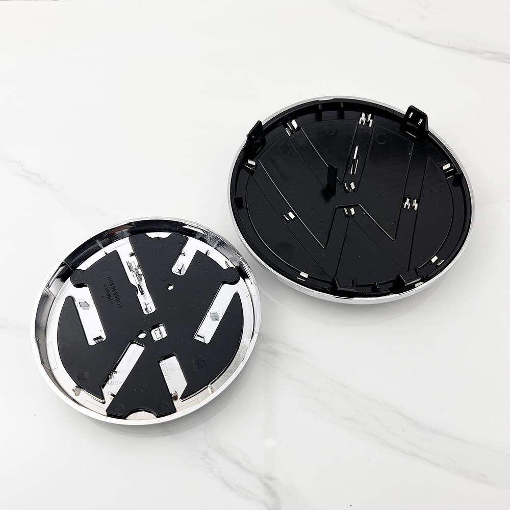 W125Car Front Bonnet Grill Rear Trunk Emblem Logo Cover Replacement Badge Accessories For Volkswagen Golf 7.5 MK7.5 2018 2019 2020