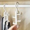Multifunctional Bag, Belt, and Hat Storage & Drying Rack with Scarf Hanger and Cloakroom Hooks