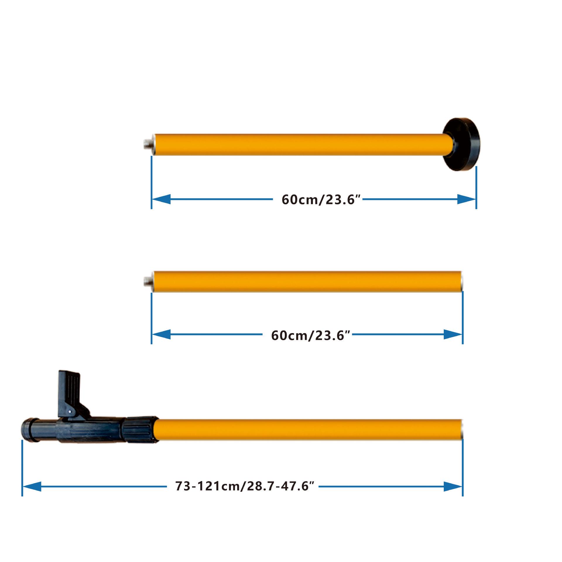 Регулируемая ИК-рейка-уровень: Многофункциональный, Утолщенный, Телескопический кронштейн No