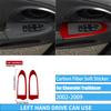 Real Carbon Fiber Car Accessories Trim Red Cover Soft Sticker For Chevrolet Trailblazer 2002 2003 2004 2005 2006 2007 2008 2009