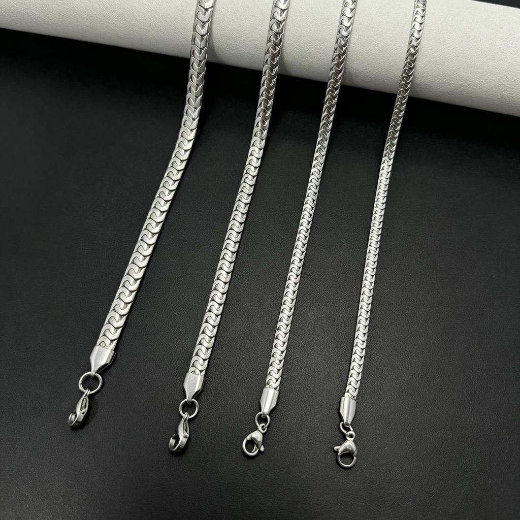 European Stainless Steel 69 Chain Necklace: Versatile Jewelry Accessory for Men & Women, Hip Hop Style in Titanium Steel.